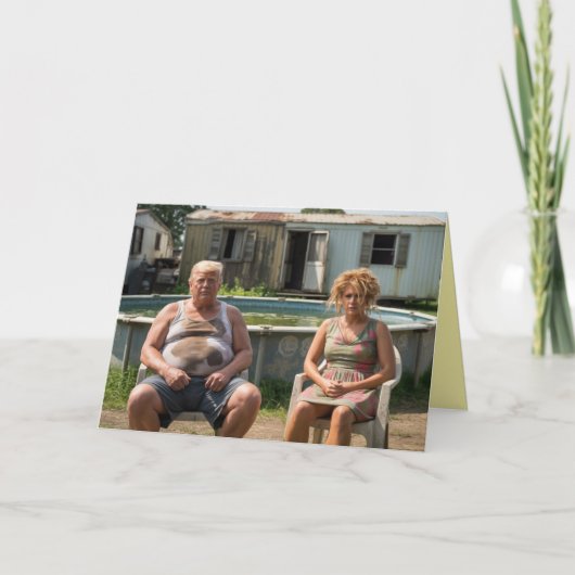 Trumps at Home Greeting Card 2 Feestdagen Kaart (Voorkant)