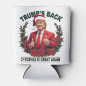Trump's Back Christmas is weer geweldig Kerstman Blikjeskoeler (Voorkant)