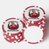 Trump's Back Christmas is weer geweldig Kerstman Poker Chips (Opstapeling)