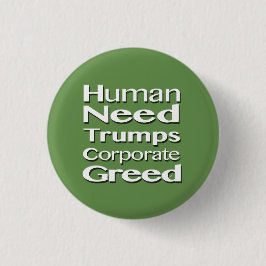 Trumps-bedrijfshebber voor mensen ronde button 3,2 cm
