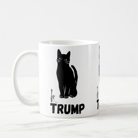Trumps black cat  mugs koffiemok (Links)
