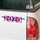 Trump's complete tegenovergestelde versie 2020 bumpersticker (Op Truck)