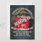 Trump's Dead After Party in Hell It will be Wild Kaart (Achterkant)