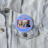 Trump's dochter Ivanka Ronde Button 7,6 Cm (In situ)