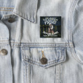 TRUMPS DODE HG FV LF FEESTPARTIJ LEVEN TEE VIERKANTE BUTTON 5,1 CM (In situ)