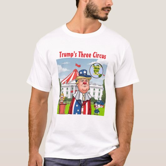 Trumps drie-ring circus t-shirt (Voorkant)