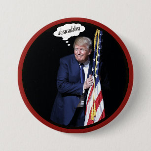 Trump's geheime plan om Amerika weer geweldig te m Ronde Button 7,6 Cm