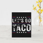 Trumps kippen altijd taco uit kaart (Gele Bloem)