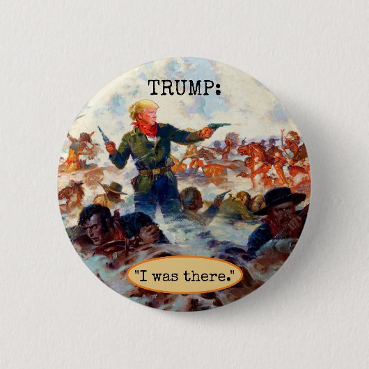 Trump's laatste standaard ronde button 5,7 cm (Voorkant)