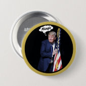 Trump's Magic Act Ronde Button 7,6 Cm (Voorkant /achterkant)