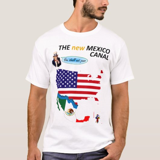Trump's Mexicaanse grens T-shirt (Voorkant)