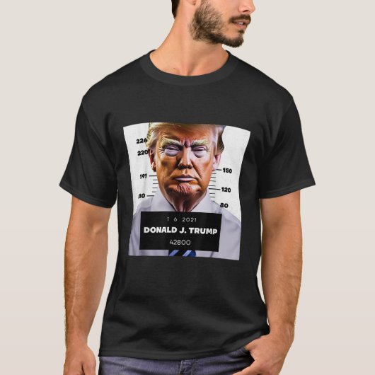 Trumps mugshot T-Shirt (Voorkant)