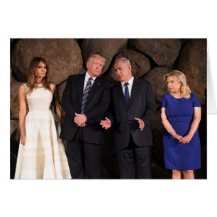 Trumps & netanyahus in Yad Vashem in Israël
