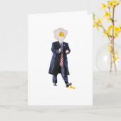 Trump's No Wallflower  Verjaardag Kaart (Gele Bloem)