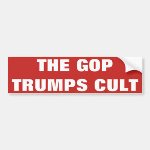 Trump's persoonlijke sekte bumpersticker