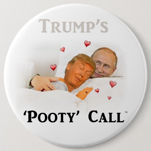 Trump's "Pooty Call"-Button Ronde Button 6,0 Cm (Voorkant)