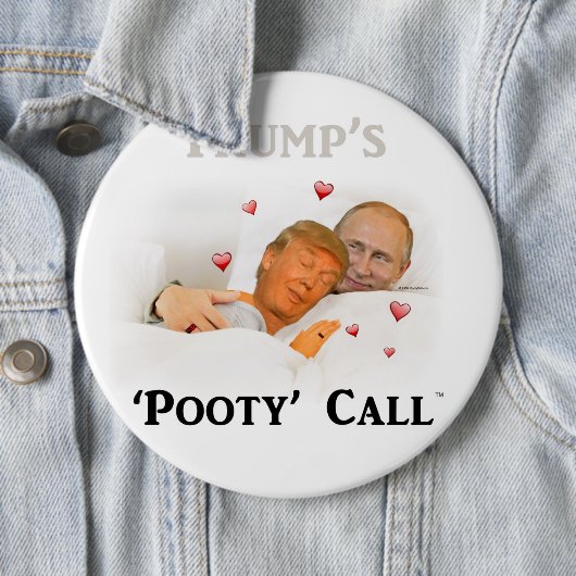 Trump's "Pooty Call"-Button Ronde Button 6,0 Cm (In situ)