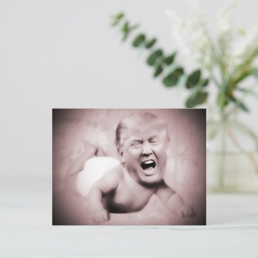 Trump's roze slip Briefkaarten op het President (Staand voorkant)