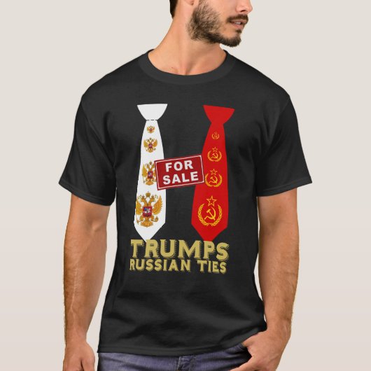 Trumps Russian Stropdassen T-shirt (Voorkant)