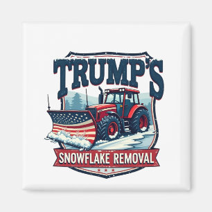 Trump's Sneeuwvlok Verwijderingsdienst Inauguratie Magneet