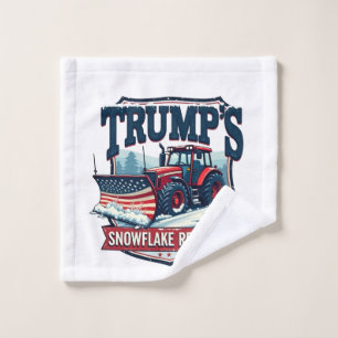 Trump's Sneeuwvlok Verwijderingsdienst Inauguratie Washandje