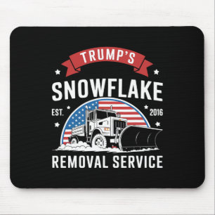 Trump's Sneeuwvlok Verwijderingsdienst Kerst Versi Muismat