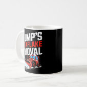 Trumps Snowflake Removal Bold Conservative Statem Koffiemok (Voorkant links)