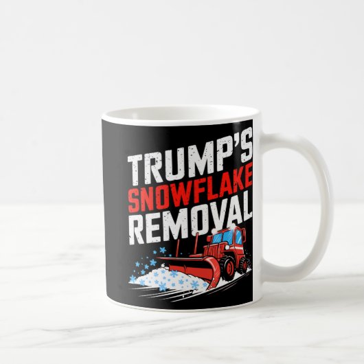 Trumps Snowflake Removal Bold Conservative Statem Koffiemok (Rechts)
