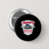 Trump's Snowflake Removal Service Funny Trump 2025 Ronde Button 5,7 Cm (Voorkant /achterkant)