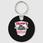Trump's Snowflake Removal Service Funny Trump 2025 Sleutelhanger (Voorkant)