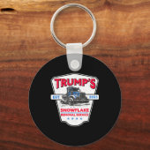 Trump's Snowflake Removal Service Funny Trump 2025 Sleutelhanger (Voorkant)