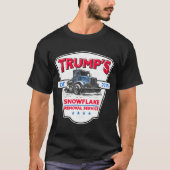 Trump's Snowflake Removal Service Funny Trump 2025 T-shirt (Voorkant)