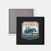 Trump's Snowflake Removal Service Grappig Donald T Magneet (Voorkant / Achterkant)