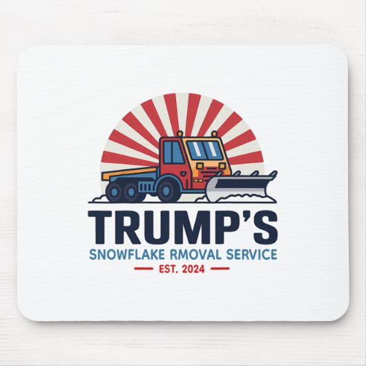 Trump's Snowflake Removal Service Grappig Donald T Muismat (Voorkant)