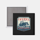 Trumps Snowflake Removal Service Grappig Donald Tr Magneet (Voorkant / Achterkant)