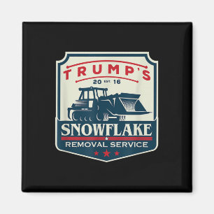 Trumps Snowflake Removal Service Grappig Donald Tr Magneet
