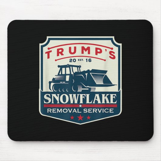 Trumps Snowflake Removal Service Grappig Donald Tr Muismat (Voorkant)