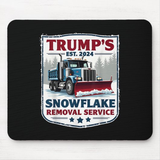 Trumps Snowflake Removal Service Grappig Trump 202 Muismat (Voorkant)