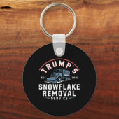 Trumps Snowflake Removal Service Grappig Trump 202 Sleutelhanger (Voorkant)