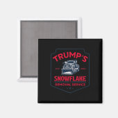 Trump's Snowflake Removal Service Grappig Trump 20 Magneet (Voorkant / Achterkant)