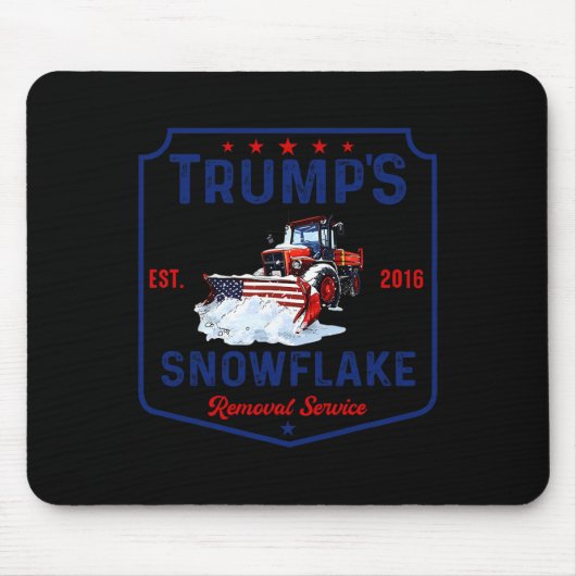 Trump's Snowflake Removal Service Grappig Trump 20 Muismat (Voorkant)