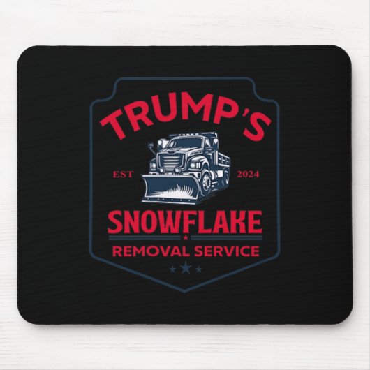 Trump's Snowflake Removal Service Grappig Trump 20 Muismat (Voorkant)