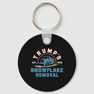 Trump's Snowflake Removal Service Grappig Trump 20 Sleutelhanger