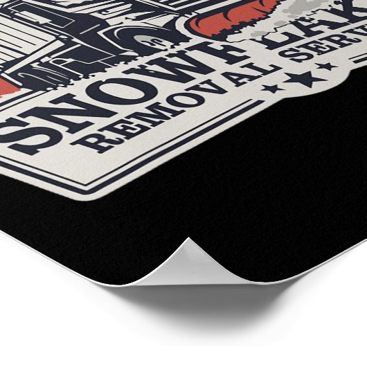 Trump's Snowflake Removal Service Grappig Trump Poster (Hoek)