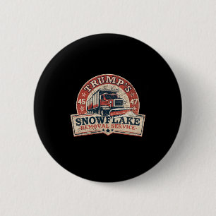 Trump's Snowflake Removal Service Grappig Trump Vi Ronde Button 5,7 Cm