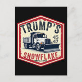 Trump's Snowflake Removal Service Grappige Kerst Briefkaart (Voorkant)