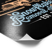 Trump's Snowflake Removal Service Trump 2024 Foto Afdruk (Hoek)