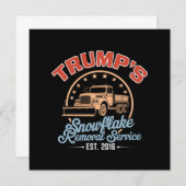 Trump's Snowflake Removal Service Trump 2024 Kaart (Voorkant / Achterkant)