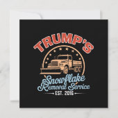 Trump's Snowflake Removal Service Trump 2024 Kaart (Voorkant)