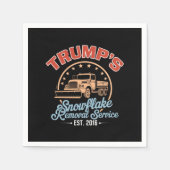 Trump's Snowflake Removal Service Trump 2024 Servet (Voorkant)